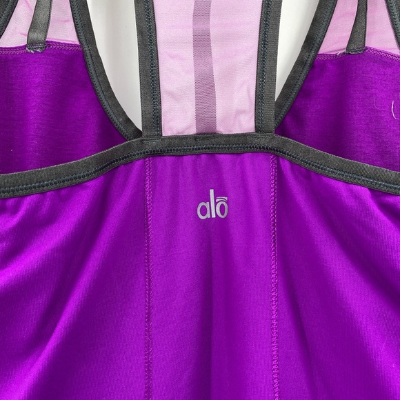 💕SALE💕 ALO Yoga Cool Fit Mesh Pink Tank Top - Picture 3 of 7